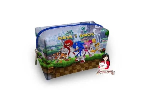 Necessaire Box Personalizado Sonic