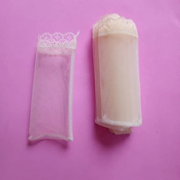 Saquinho Organza Tunil com Renda 6x12m