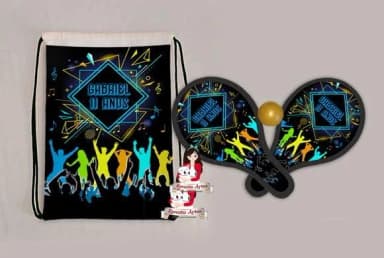 Mochila Ping Pong Tema Balada Neon