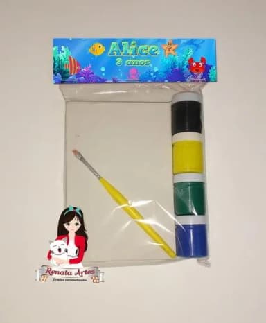 Kit Pintura Personalizado Fundo do Mar