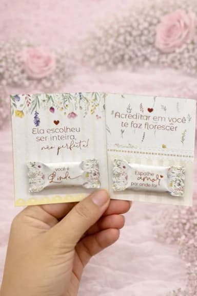 Card Bala Dia da Mulher