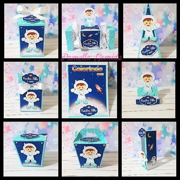 Kit 60 Lembrancinhas Astronauta
