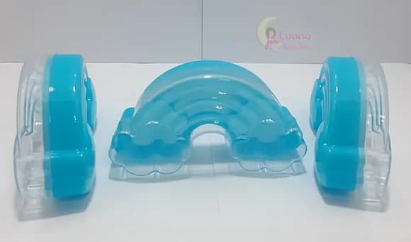 Baleiro Arco Íris Azul de Acrílico - Pct C/5 Unidades