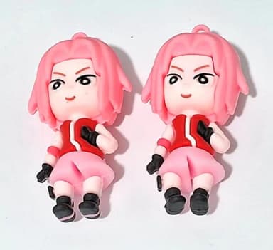 Pingente Sakura Haruno Anime Naruto Emborachado 2 Unidades