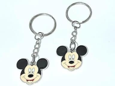 Chaveiro Mickey Metal Pacote com 4 Unidades