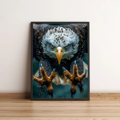Quadro Decorativo Águia em Ataque 2688