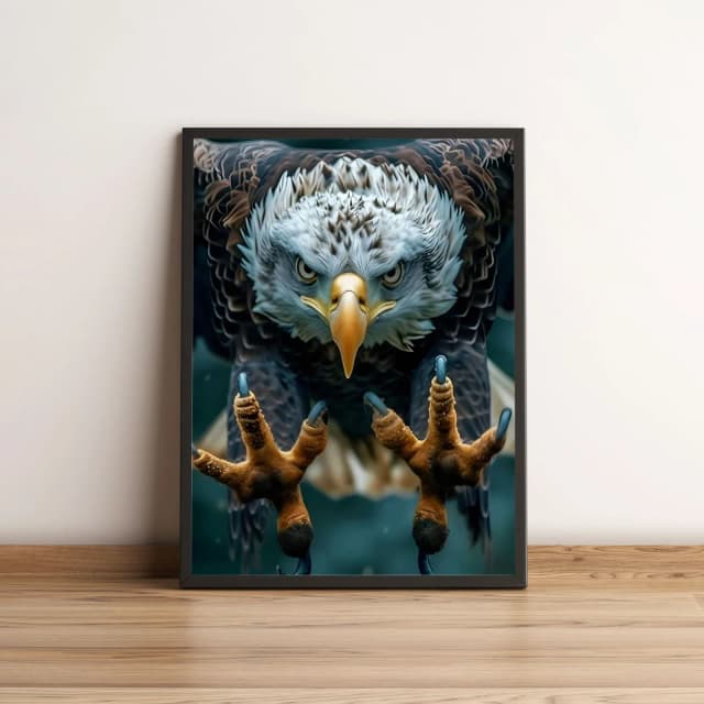 Quadro Decorativo Águia em Ataque 2688