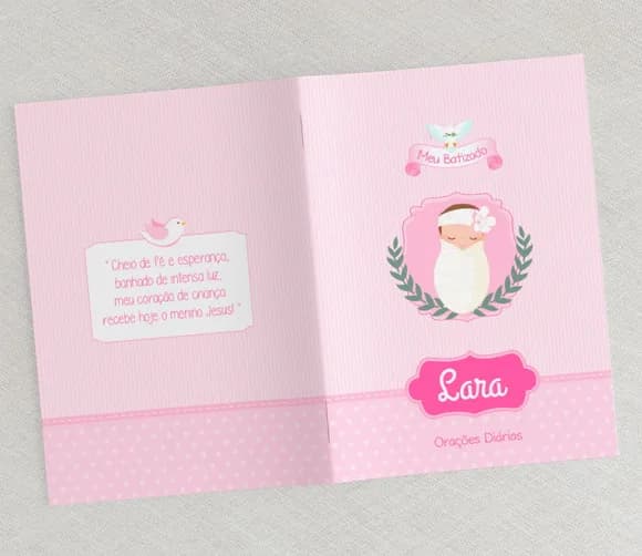Livrinho De Orações Para Batizado - Baby Angel