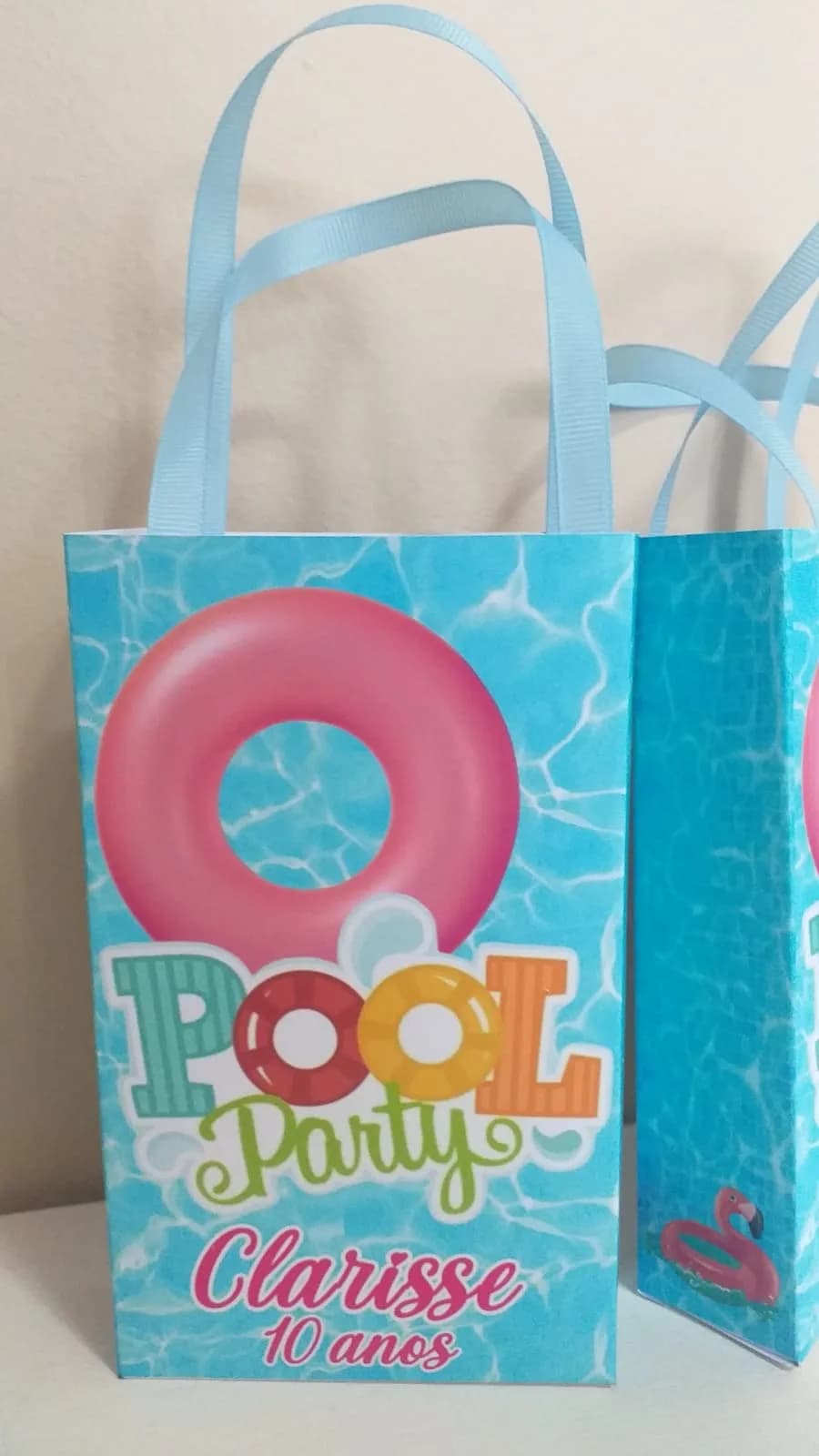 Sacolinhas Personalizadas Pool Party para Lembrancinhas