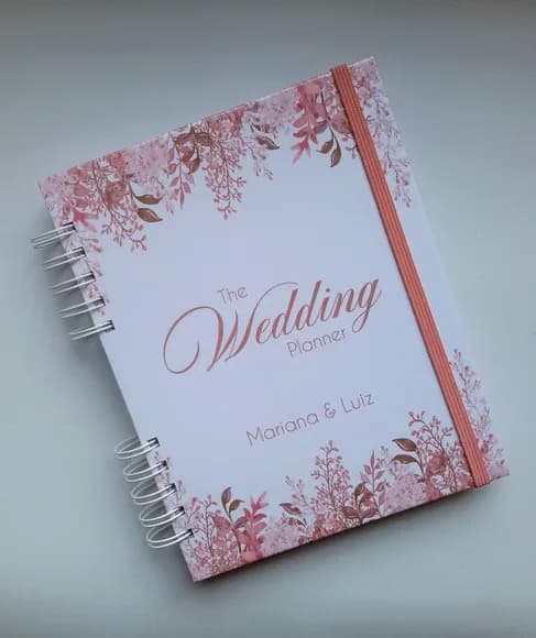 Planner da Noiva Personalizado Permanente c/ Divis - Mod 01