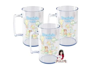 Caneca Acrílica 500ml Brinquedos Vintage