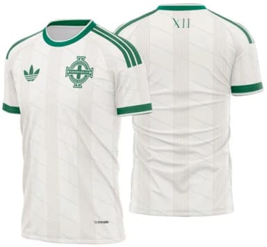 Arte Vetor Camisa Irlanda Norte Visita 2026