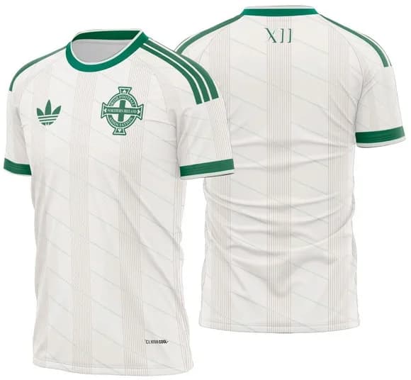 Arte Vetor Camisa Irlanda Norte Visita 2026