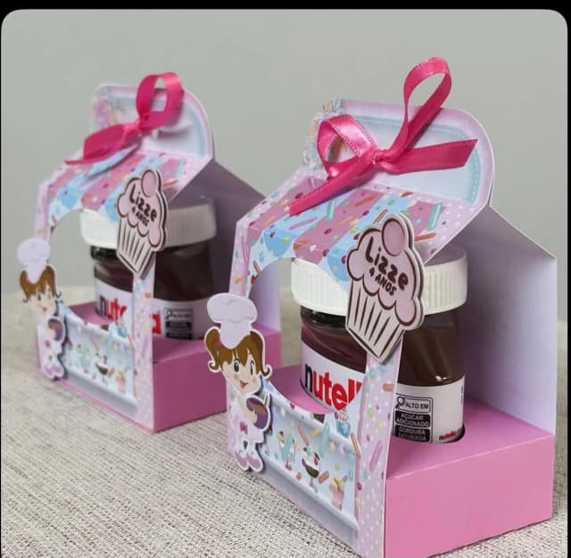 Caixa para Nutella Personalizada