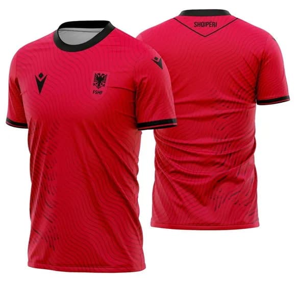 Arte Vetor Camisa Albania Home 2026