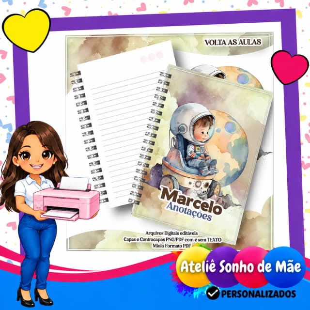 Caderno Personalizado