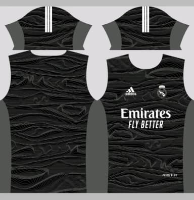 Vetor Camisa do real Madrid 2022