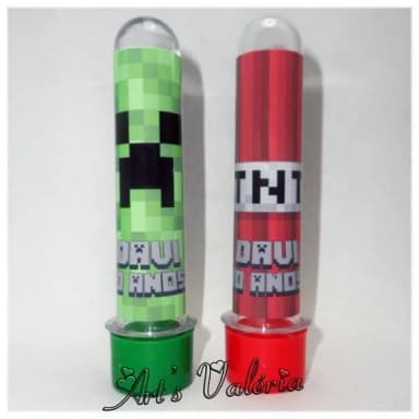 Tubete Personalizado Minecraft