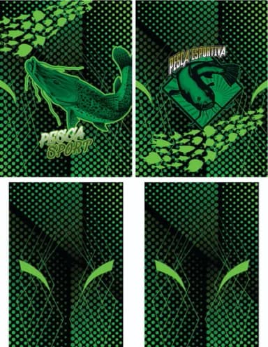 Arte Vetor Camisa Pesca-mod-0178