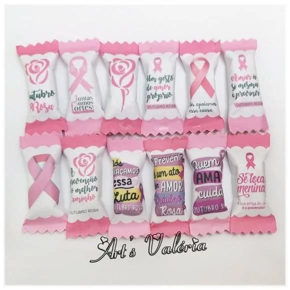 Bala Outubro Rosa - Valor Unitário
