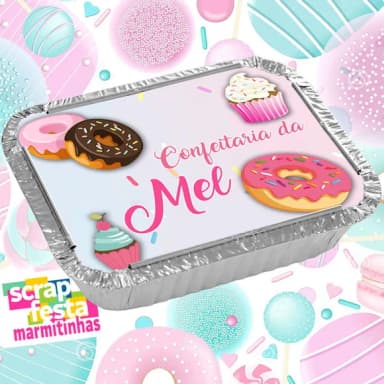 Marmitinha Personalizada Festa Confeitaria