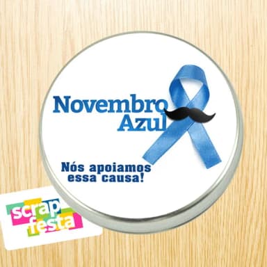 Latinhas Personalizadas Novembro Azul