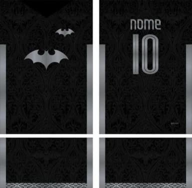 Arte Vetor Camisa Interclasse Morcego Mod-812