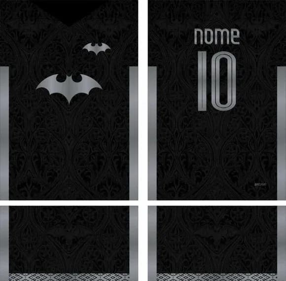 Arte Vetor Camisa Interclasse Morcego Mod-812