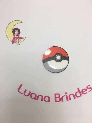 Pingentes Simbolo Pokémon de Acrílico Uv 3 Unidades