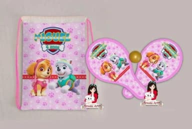 Mochila Ping Pong Tema Patrulha Canina Skie