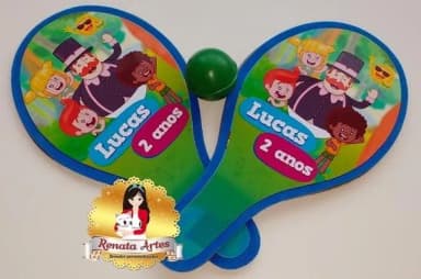 Raquetes de Ping Pong Tema o Mundo Bita