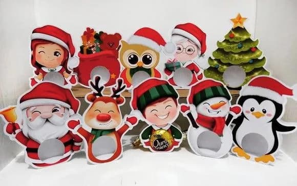 Mimos de Natal - Porta Bombom - valor unitário