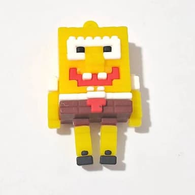 Pingente Bob Esponja Minecraft Pacotes com 2 Unidades