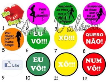 Adesivo Divertido Vô, Num Vô... - Preço Unitário