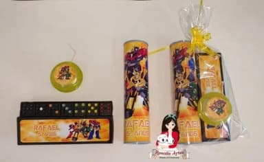 Kit Jogos Personalizado Transformers