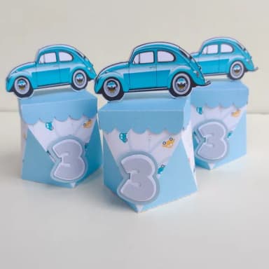 Kit 60 Lembrancinhas Carrinhos