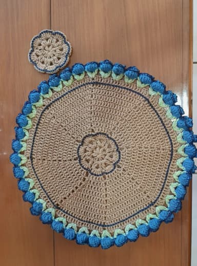 Sousplat mesa decorada