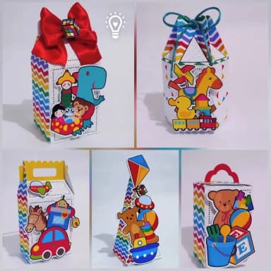 Kit 60 Lembrancinhas Brinquedos