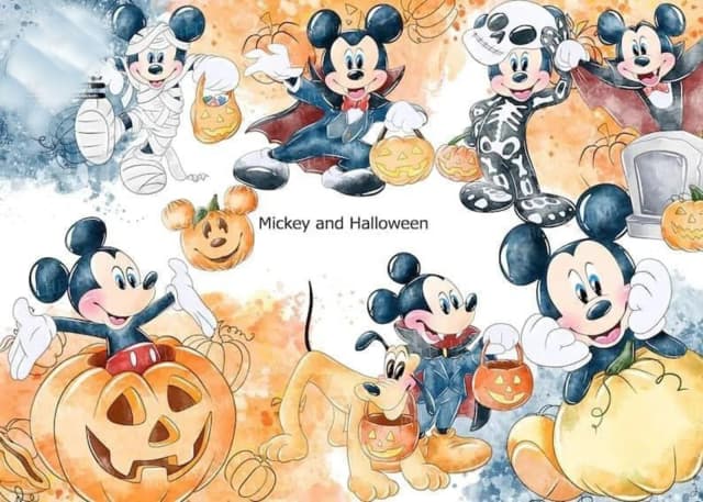 KIT DIGITAL MICKEY HALLOWEEN 12