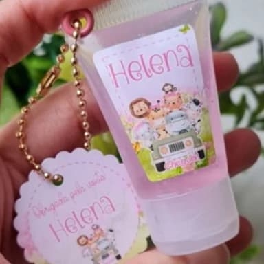 Bisnaguinha para Álcool em Gel 30 ml com Chaveiro