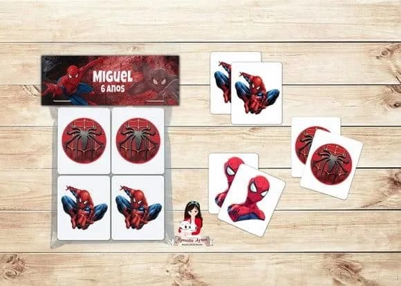 Jogo da Memória Homem Aranha