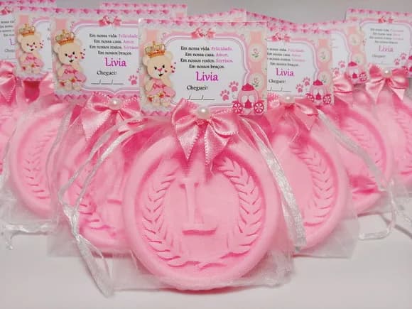 Lembrancinha Maternidade, Sabonete Letra Personalizada