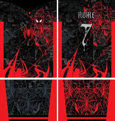 Arte Vetor Camisa Interclasse Homem Aranha Mod-807