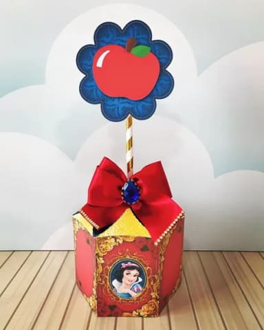 Kit 40 Lembrancinha Branca de Neve
