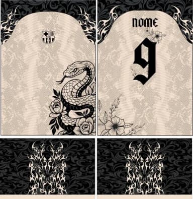 Arte Vetor Camisa Interclasse Cobra Mod-803