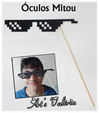 Plaquinha De Óculos Mitou