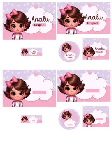 60 Etiquetas Escolares Personalizadas Prova D