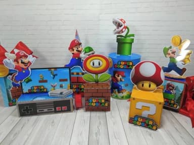 Kit 30 Lembrancinhas Mario Bros