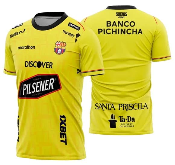 Arte Vetor Camisa Barcelona Sc Local 2026