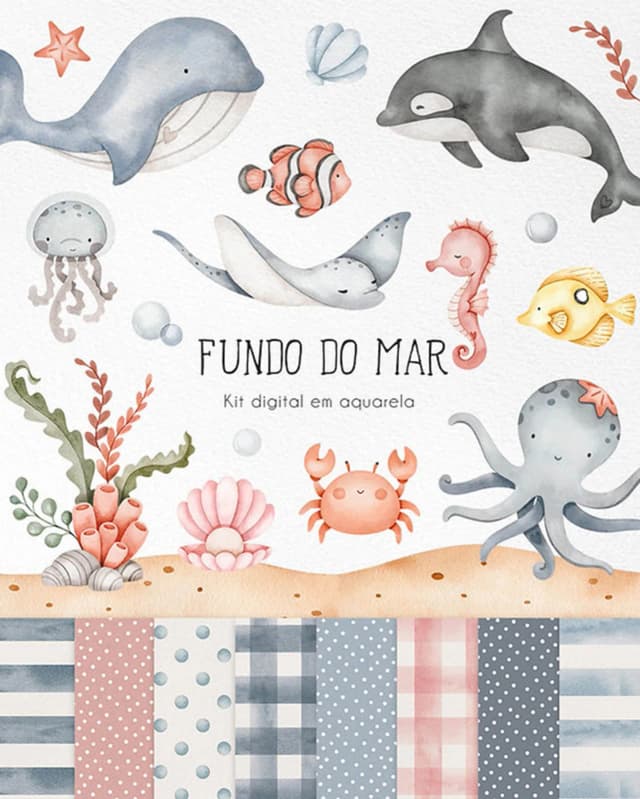 KIT DIGITAL  FUNDO DO MAR 01